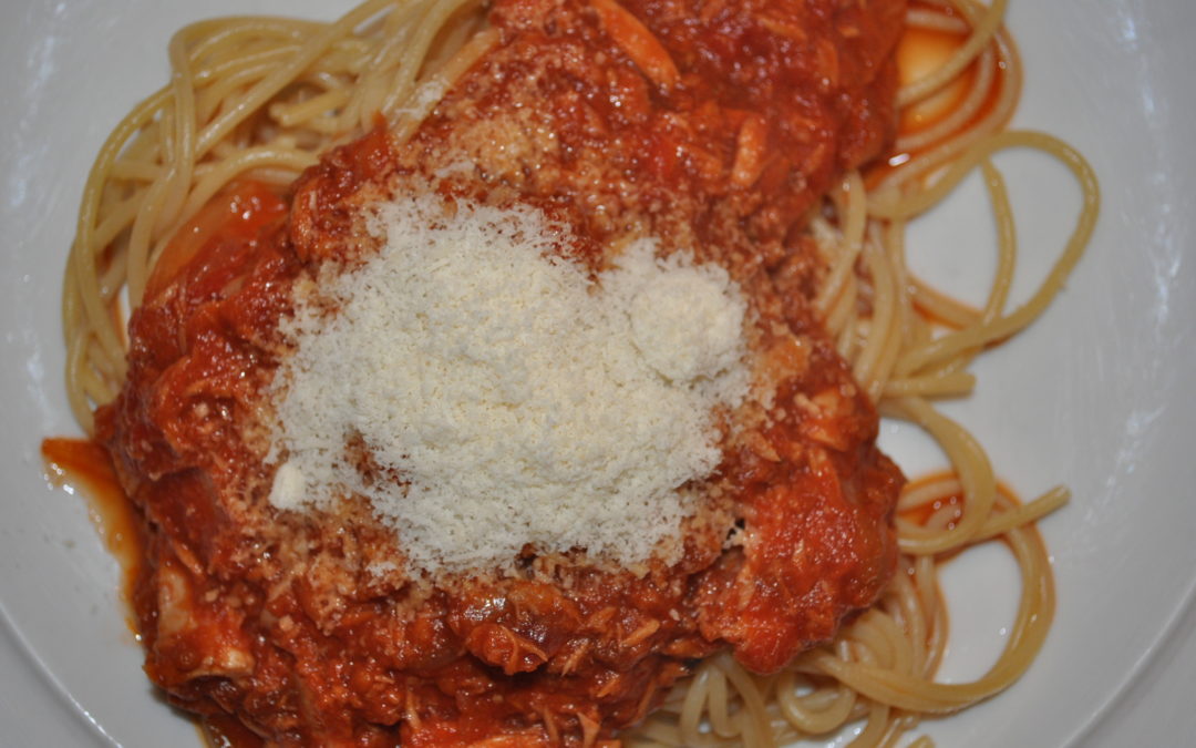 Sauce bolognaise à ma façon pour spaghettis ou autres pâtes