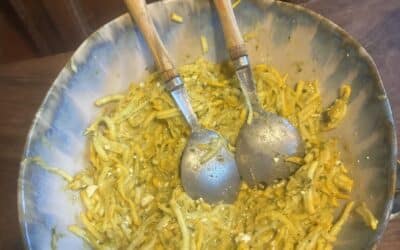 Courgettes râpées pour les journées chaudes
